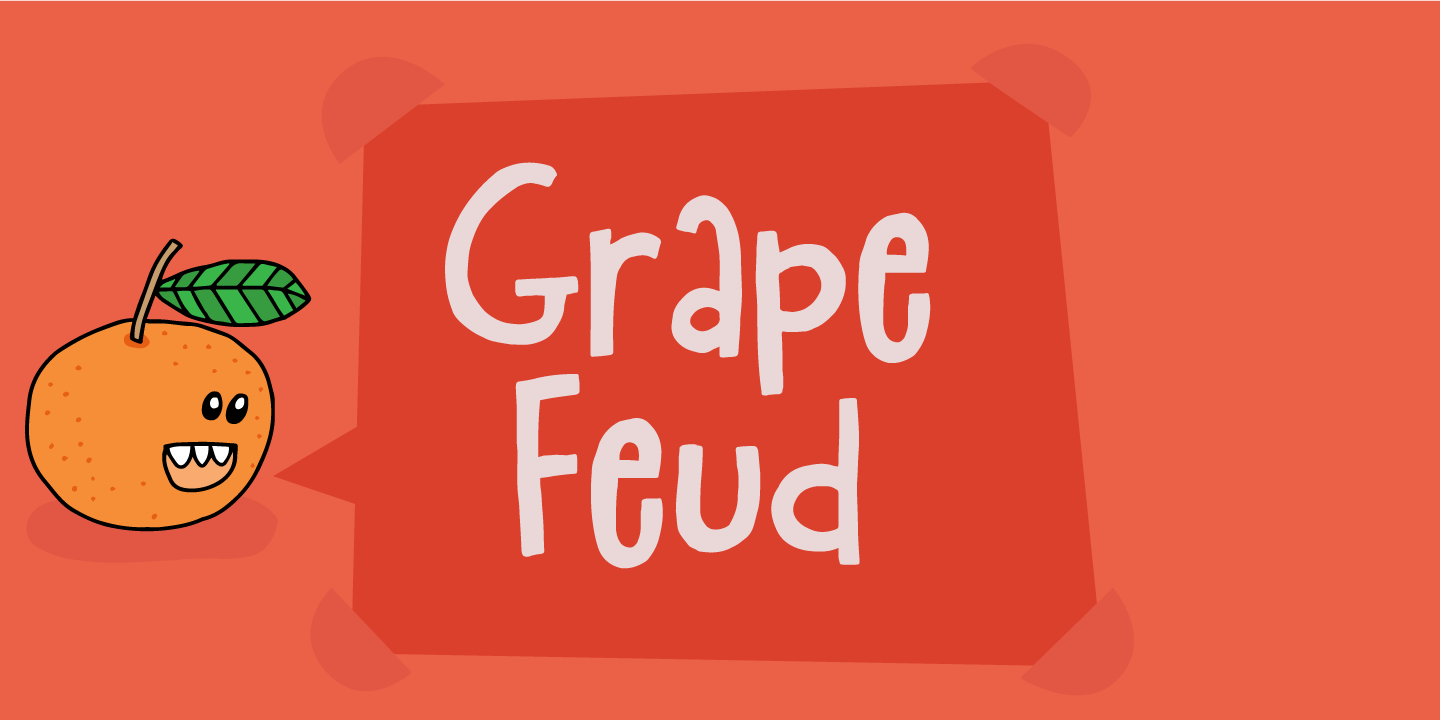 Font Grape Feud